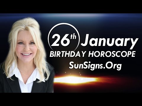 January 26 Zodiac Horoscope Birthday Personality - Aquarius - Part 1