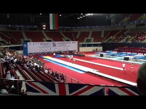 Elliott Brown Twisting at Worlds