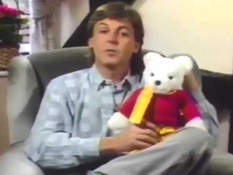 Paul McCartney and Rupert The Bear (Disney Promo) [1986]
