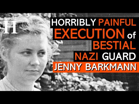 HORRIBLY Brutal EXECUTION of Jenny-Wanda Barkmann - Sadistic NAZI Guard at Stutthof Camp during WW2