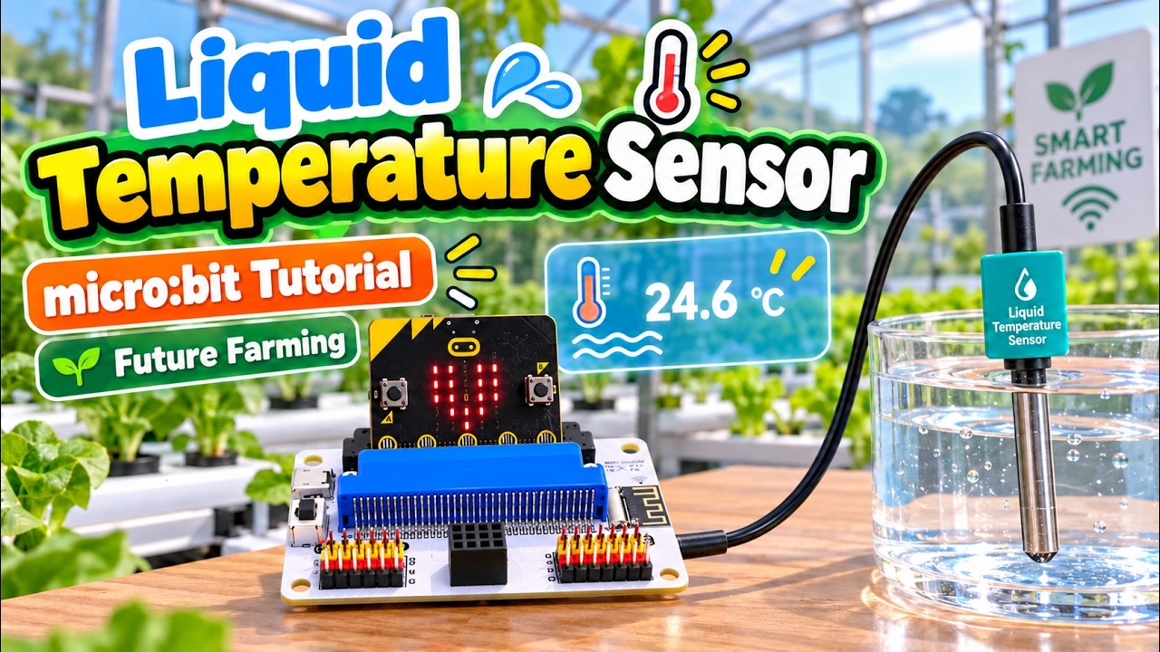 ELECFREAKS Smart Agriculture Kit Tutorial | Liquid Temperature Sensor