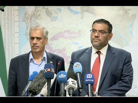 مؤتمر صحفي لرئيس الائتلاف ورئيس الحكومة المؤقتة حول المستجدات في حلب و سراقب