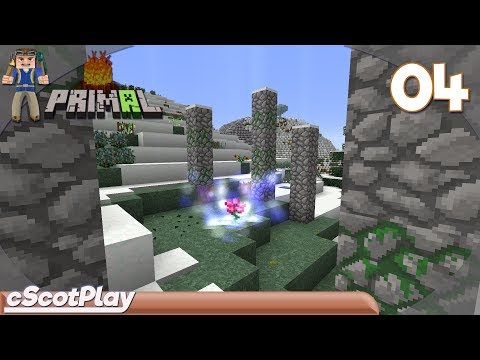 PRIMAL Minecraft w/ cScot : Ep 04 – Starting Roots – Let’s Play