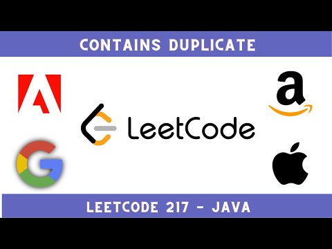 Contains Duplicate | LeetCode 217 | Java