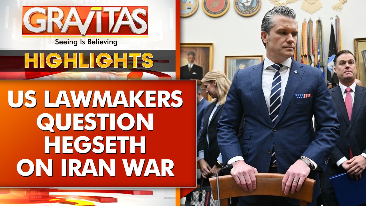 Hegseth Defends $25 Billion Iran War As US Lawmakers Grill Pentagon Chief |WION |GRAVITAS Highlights