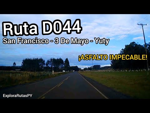 Ruta PY044 | De San Francisco a Yuty | ¡52 km, lleno de lomadas y sin banquina!