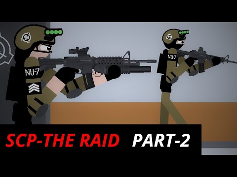 SCP-THE RAID PART-2 | STICK NODES ANIMATION | ( With Subtitles )