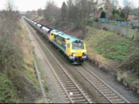 New Class 70 70002 working Portbury - Rugeley coal