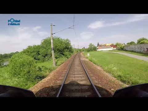České Budějovice - Plzeň hlavní nádraží / POHLED NA TRAŤ Z ČELA SOUPRAVY / HD KVALITA