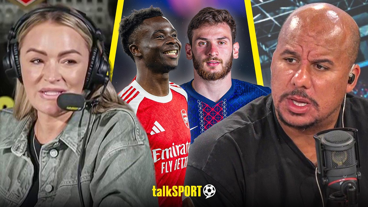 Laura Woods FIRES BACK at Agbonlahor for SUPPORTING PSG in their Champions League Final vs Arsenal!