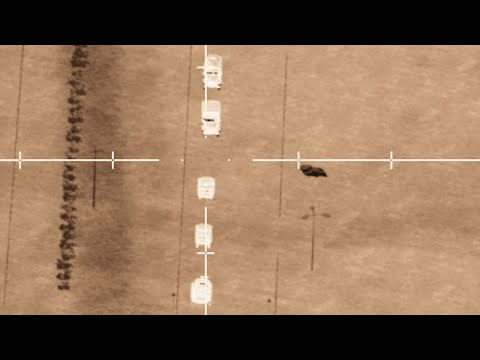 BIGGEST ENEMY CONVOY DESTROYED BY AC-130 IN FALLUJAH - ARMA 3 MILSIM