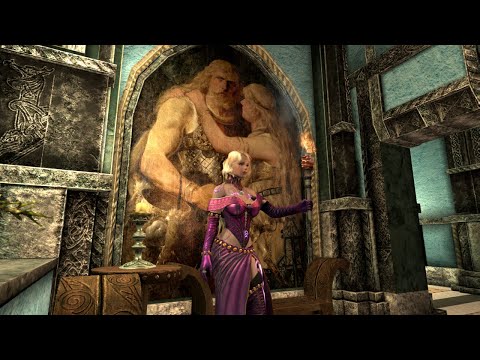 Skyrim Mod *Organic Skyrim - Cities* Inside the Blue Palace Solitude Skyrim SE Mods Xbox One