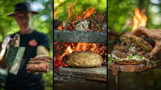 SPICY 🌶️ Serbian Chevapi (Cevapi) With Kaymak | Outdoor ASMR Cooking