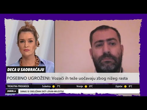 Prof. Saobraćajnog o slučaju DEČAKA KOJI JE STRADAO Putna infrastruktura ne odgovara deci 25.11.2020