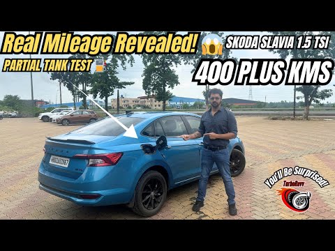 REAL Mileage Test Škoda Slavia 1.5 TSI! PARTIAL TANK TEST Shocker 🚨 | Better Than Claimed?