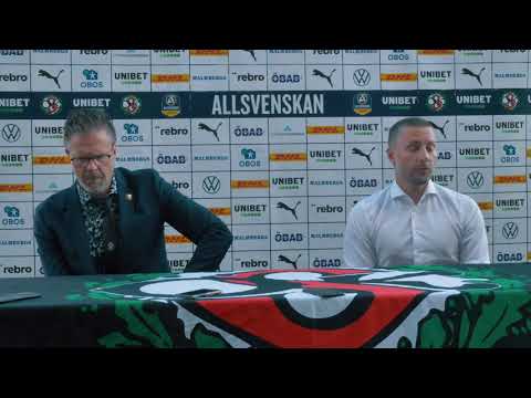 Presskonferens efter ÖSK – AIK