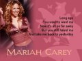 Mariah Carey Long Ago (Lyrics)