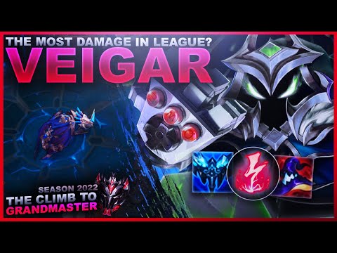 DOES VEIGAR DO THE MOST DAMAGE IN LEAGUE!?! - Climb to Grandmaster | League of Legends