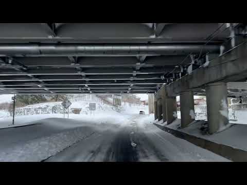 BUFFALO NY. 33 HUMBOLDT PARKWAY DURING BLIZZARD 12/25/2022