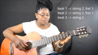 Oliver Mtukudzi - todii (tutorial  part1&amp;2 by CamGuitar)