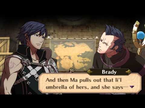 Fire Emblem Awakening - Chrom & Brady Support Conversations