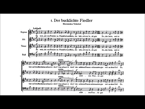 Brahms - 6 Lieder and Romances Op. 93a (Score)