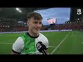 Liverpool 4 vs 0 Leicester city(Ben doak and Bobby Clark interview after both scoring in pre season)