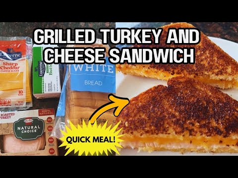 Ultimate Grilled Turkey Sandwich 🔥 5-Min Melty Cheese Heaven 🧀 Easy Comfort Food Recipe!