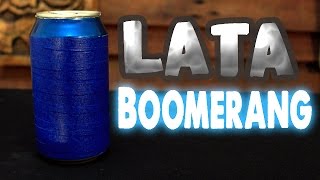 Lata boomerang casera│Energía potencial elástica │  Experimento