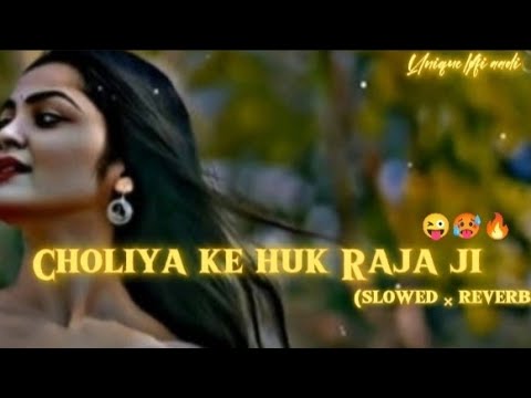 Choliya ke huk Raja ji 😜[slowed × reverb]  Bhojpuri vibes🥳