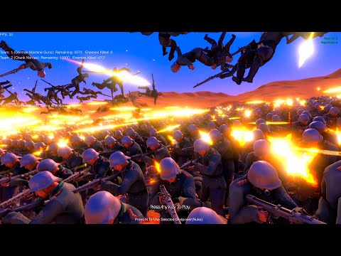 German Machine vs Chuck Norris - Ultimate Epic Battle Simulator