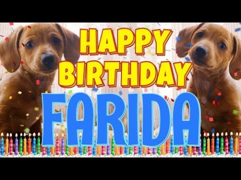 Happy Birthday Farida! ( Funny Talking Dogs ) What Is Free On My Birthday