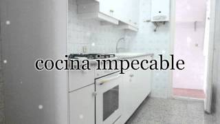 En alquiler, piso de tres dormitorios en Sants