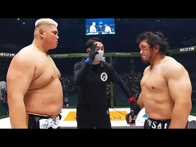 MMAtown blog post image: Shrek vs Satoshi Kamiyama | RIZIN Trigger 3rd | Heavyweight TKO (Round 2)