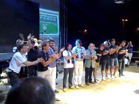 Festa della Dea 2010: Nello Malizia salta con i tifosi