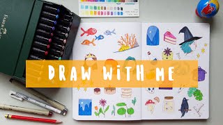 Draw with me | Faber Castell Pitt Artist Brush Pens