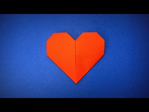 Wie erstelle ich ein Herz aus Papier | Origami Valentinstag | Origami-Herz aus Papier Basteln