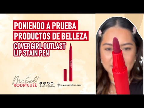 Poniendo a Prueba Productos de Belleza | COVERGIRL Outlast Lip Stain Pen