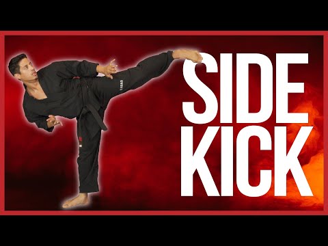 Learn How to Karate Side Kick with World Champion Justin Ortiz