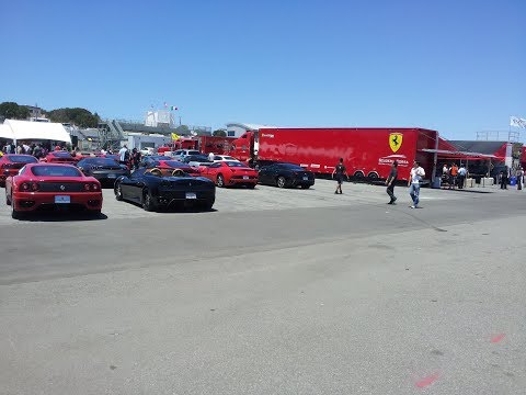 Amazing Ferrari F1 V10 Sound at Laguna Seca