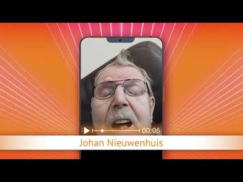 TV Oranje app videoboodschap - Johan Nieuwenhuis