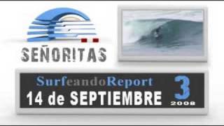 preview picture of video 'SurfeandoReport 14_09_2008 Parte 3 Punta Hermosa: Señoritas'