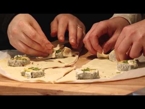 Feuilletés chèvre et miel