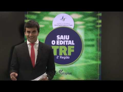 TRF 2ª Região: Saiu o Edital! Conheça nossas turmas!