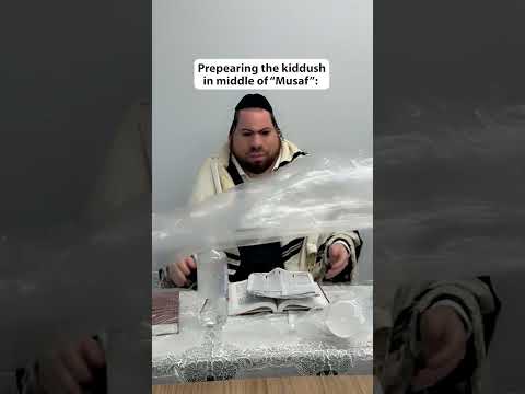 מ'גרייט אן דעם קידוש🤣🤣🤣