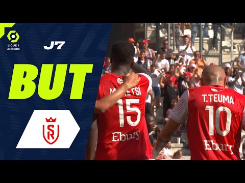 But Marshall MUNETSI (45' +1 - SdR) STADE DE REIMS - OLYMPIQUE LYONNAIS (2-0) 23/24