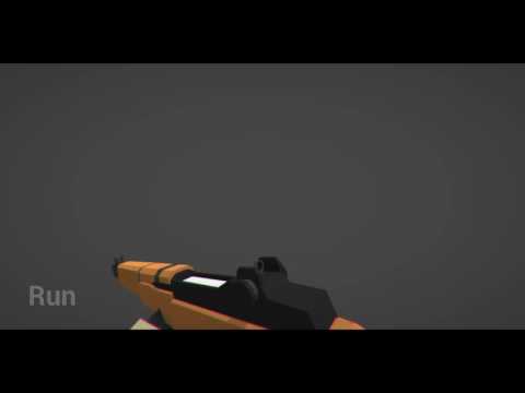 Low Poly FPS Arms - Rifle Animation Test