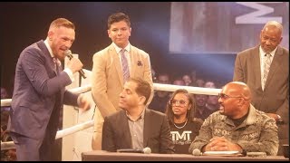 LOL!!! CONOR McGREGOR LETS RIP AT SHOWTIME EXECUTIVE STEPHEN ESPINOSA, FLOYD MAYWEATHER &amp; ELLERBE