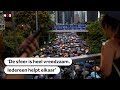HONGKONG: Opnieuw hondderdduizenden demonstranten de straat op