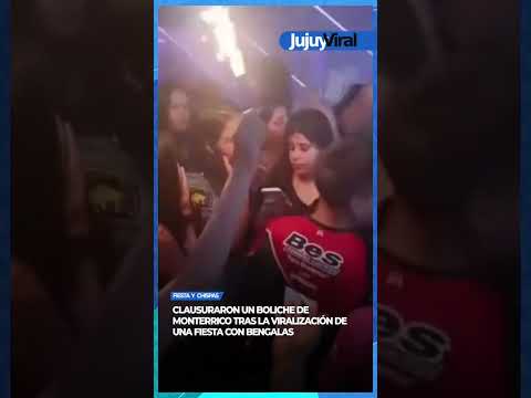 Clausuraron un boliche de Monterrico tras la viralización de una fiesta donde encendieron "bengalas"